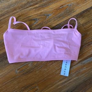 NEVER WORN: pink pacsun swim too